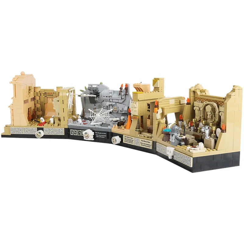 2388PCS Indiana Jones Tomb Adventure Building Blocks Raiders Of The Lost Ark Scenes DIY Model WGC