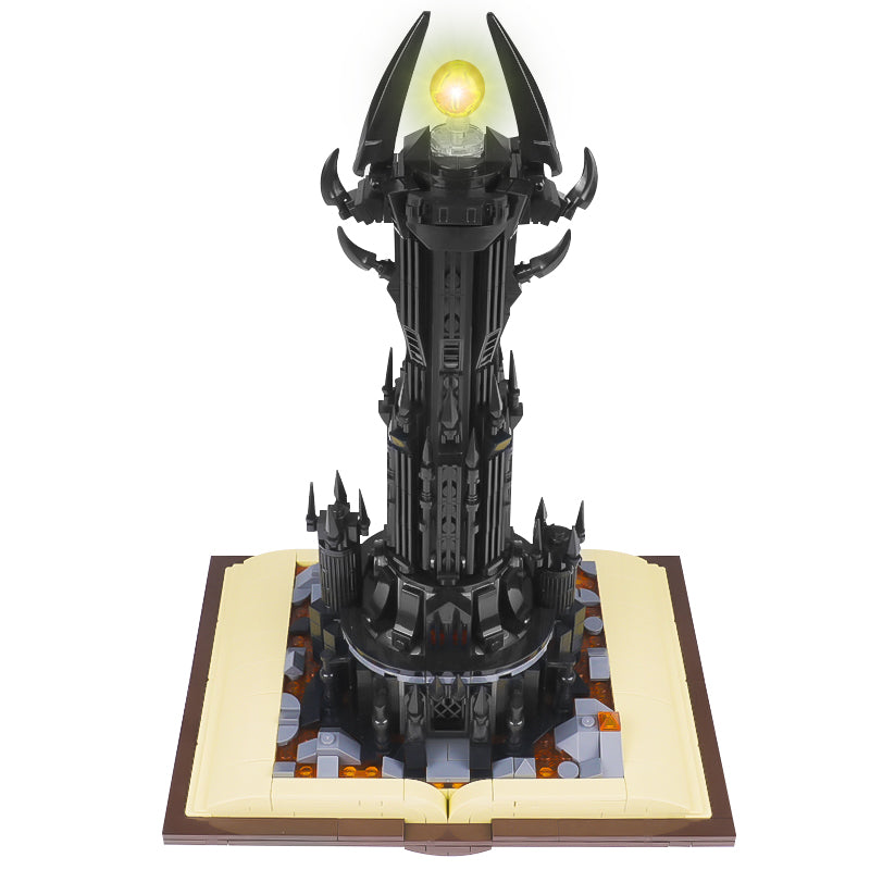 Lord of the Rings Castle Block Toy Creator Building Dark Tower Magic Book Harry Magic Train Block Set Boy Adult Gift