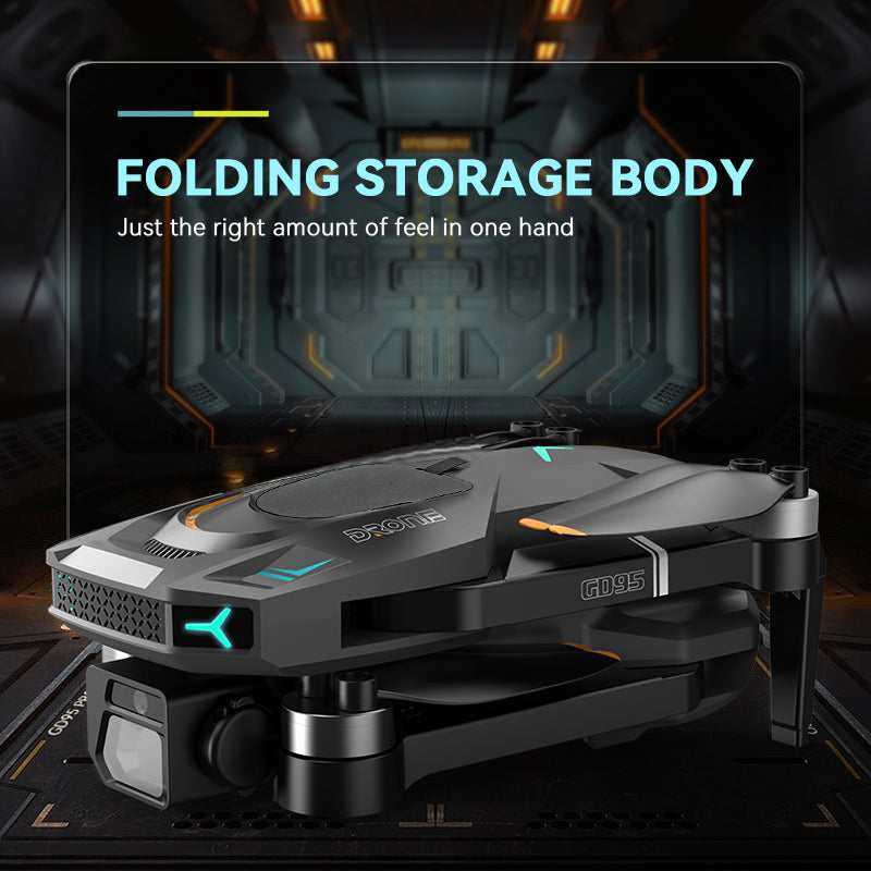 GD95 Pro 360 Obstacle Avoidance GPS-Enabled RC Drone with Long Range 3-Axis Gimbal and Dual 4K HD Cameras Brushless Quadcopter