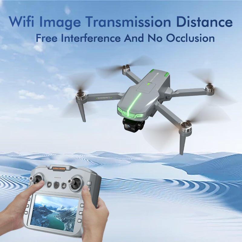 Global Drone GD97 Max 250g with 3-Axis Gimbal & 4K Camera | Lightweight RC Quadcopter vs Helicopter, 2.4G 4CH Remote