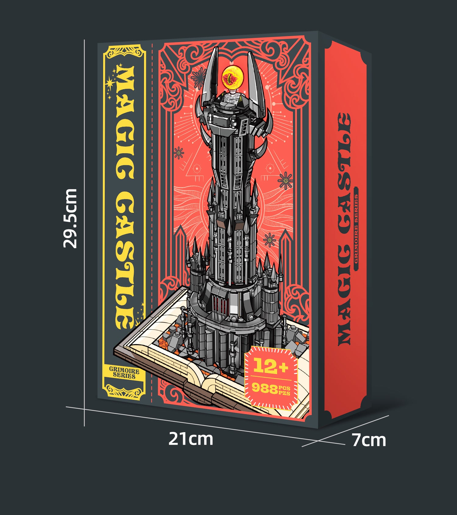 Lord of the Rings Castle Block Toy Creator Building Dark Tower Magic Book Harry Magic Train Block Set Boy Adult Gift