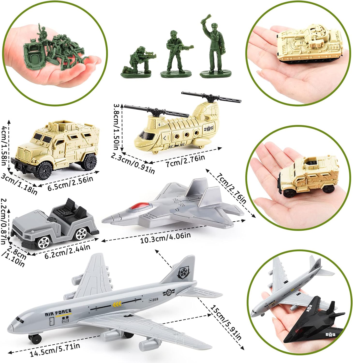 Military Base Set, Army Men Playset with Military Vehicle,Weapon Gear Accessories,Vehicles Accessories and Play Map,Great Army Toys for Boys Girls Kids