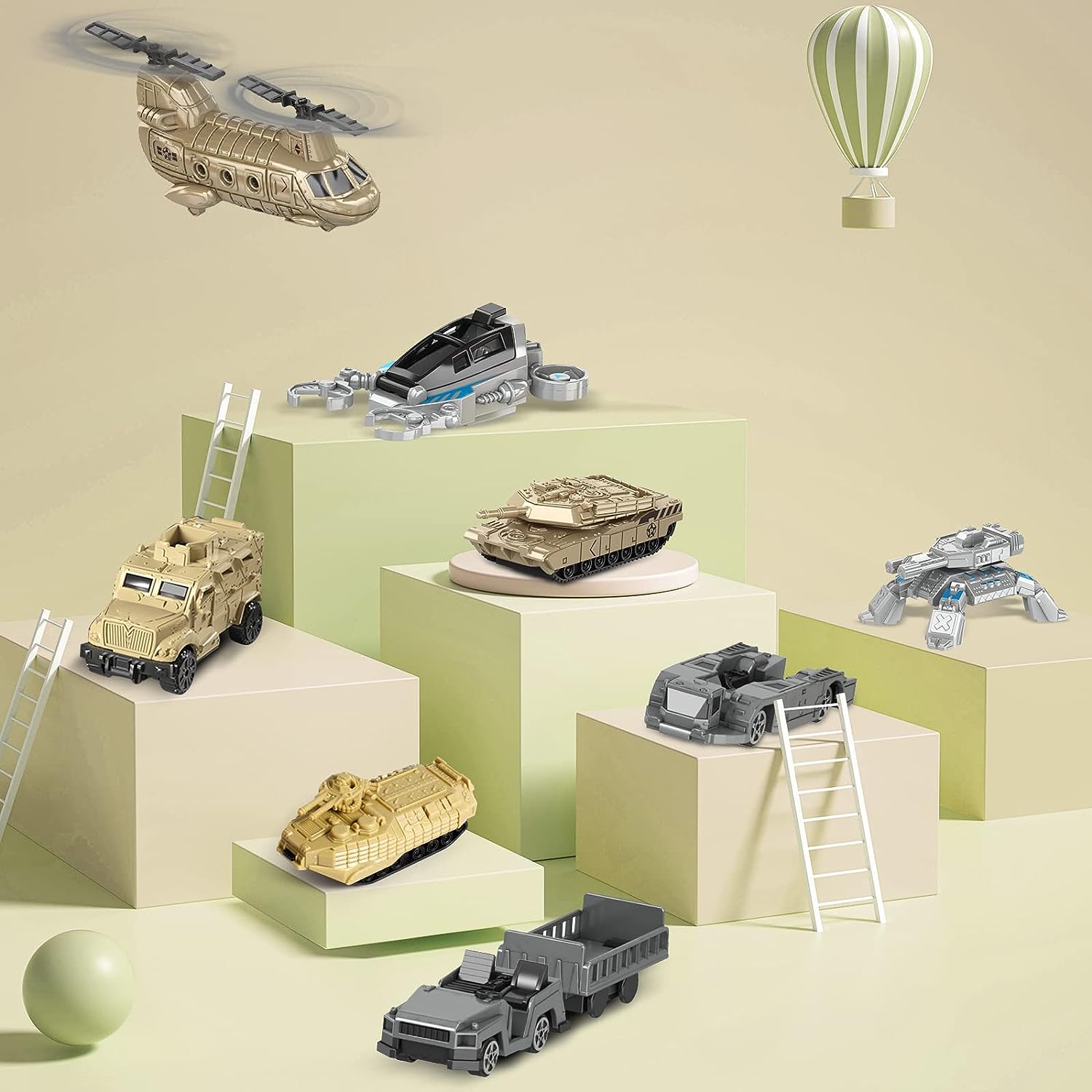 Children's Military Transformation Aircraft C17 Track Gliding Tank Can Store Transport Aircraft Boy Toy Birthday Gift