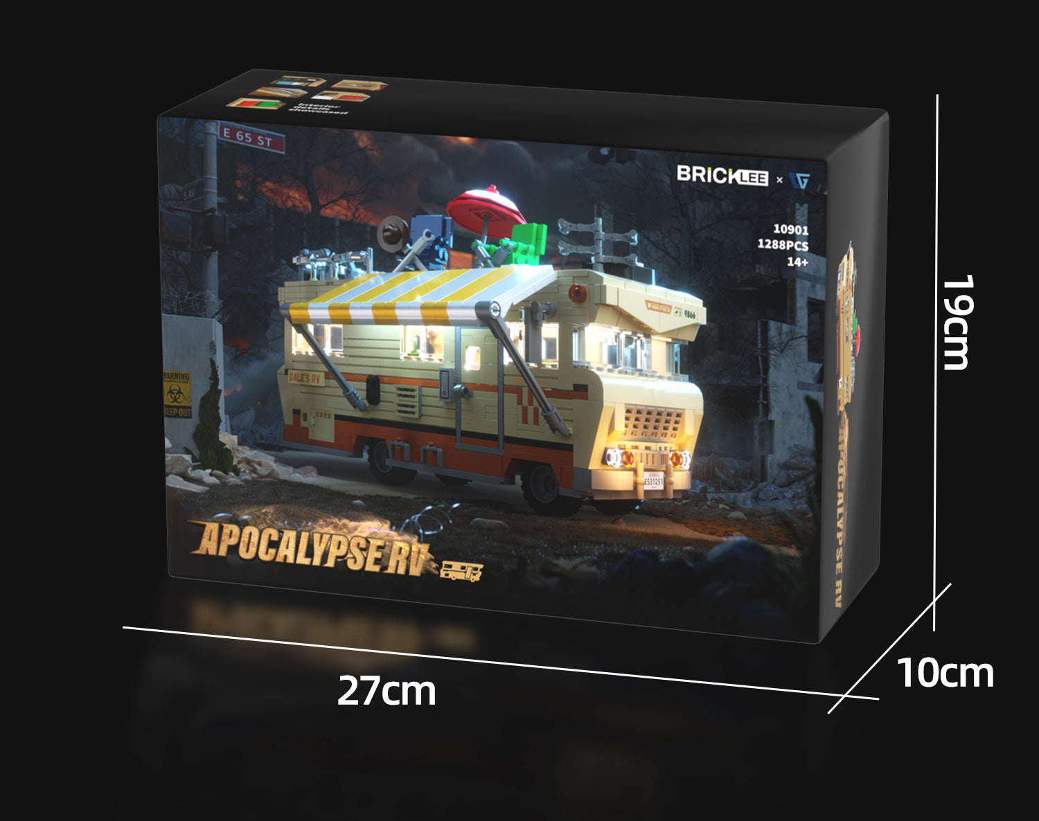 746pcs Zombie Apocalypse Survival Walking Dead RV Building Blocks Set High-Tech Brick Dale's Bus WGC