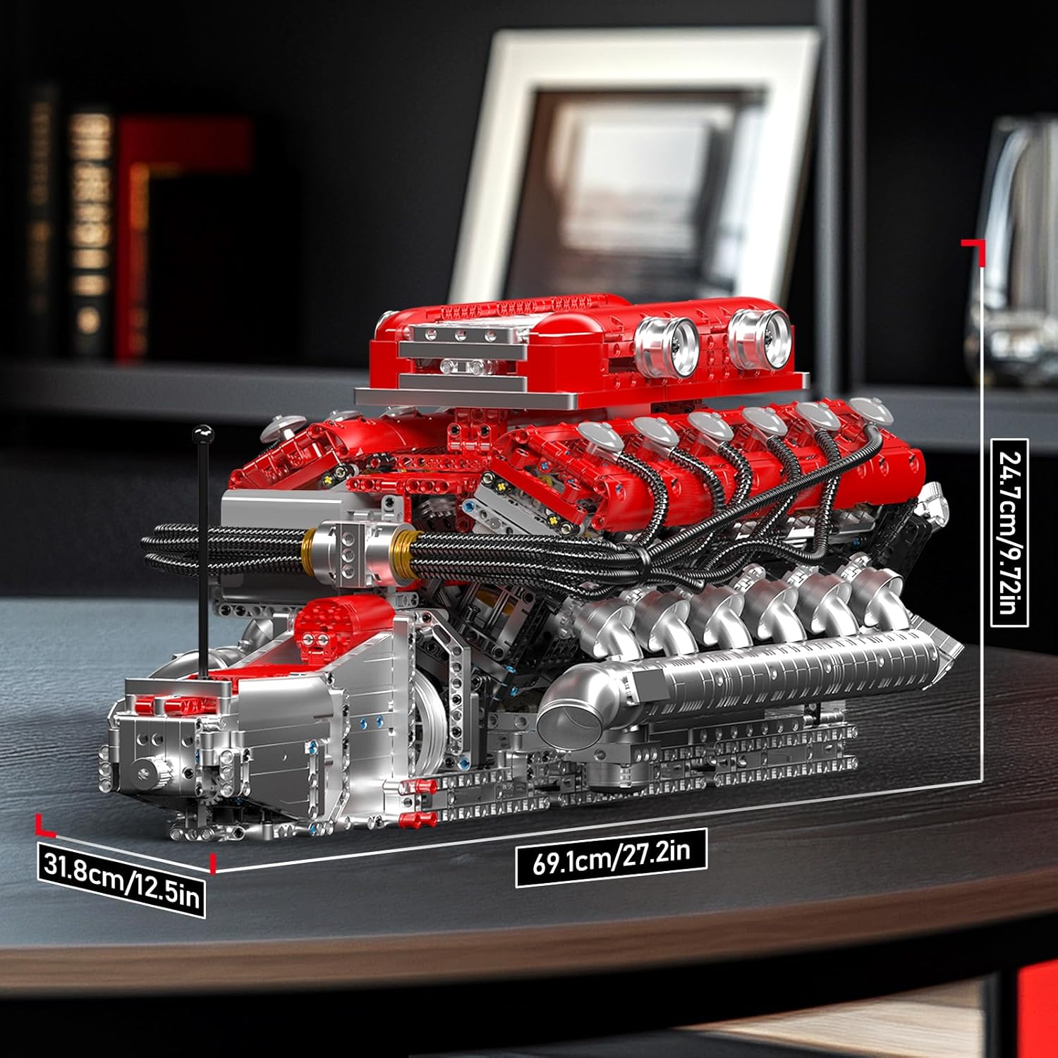 Mould King 10169 Italian Supercar V12 Engine Building Set | 3,472 Pcs