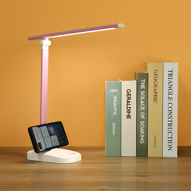 3 Color Stepless Dimmable Touch Foldable Table Lamp Led Bedside Reading Eye Protection Night Light DC5V USB Chargeable