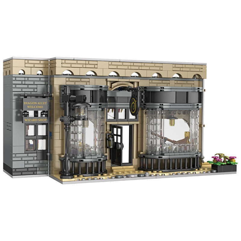 1368pcs Wizard Shop Building Block Set 2-in-1 Diagon Alley Shop Building Kit Wizard Gift WGC