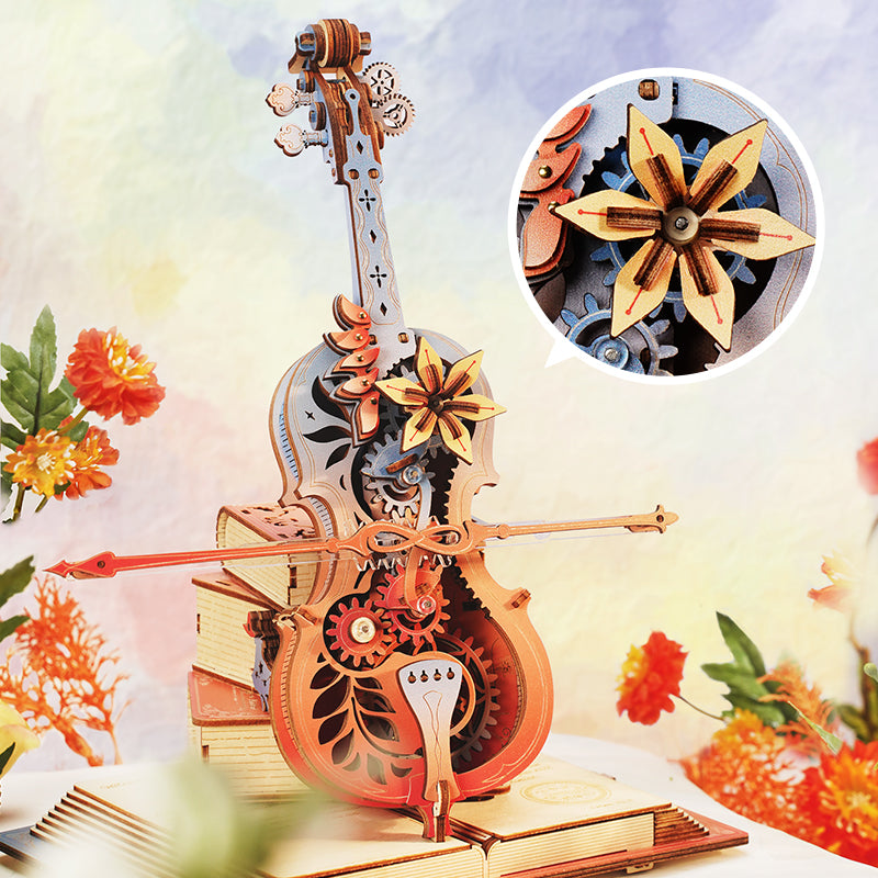 ROKR Symphony of Gorgeous Dreams Mechanical Music Box 3D Wooden Puzzle AMK63M