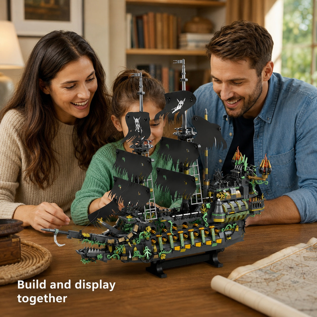 Flying Dutchman Dark Fantasy Ghost Ship family building and display lifestyle scene