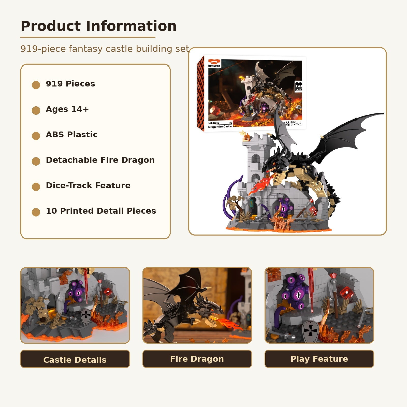 Dragon Flame Castle product information and specifications