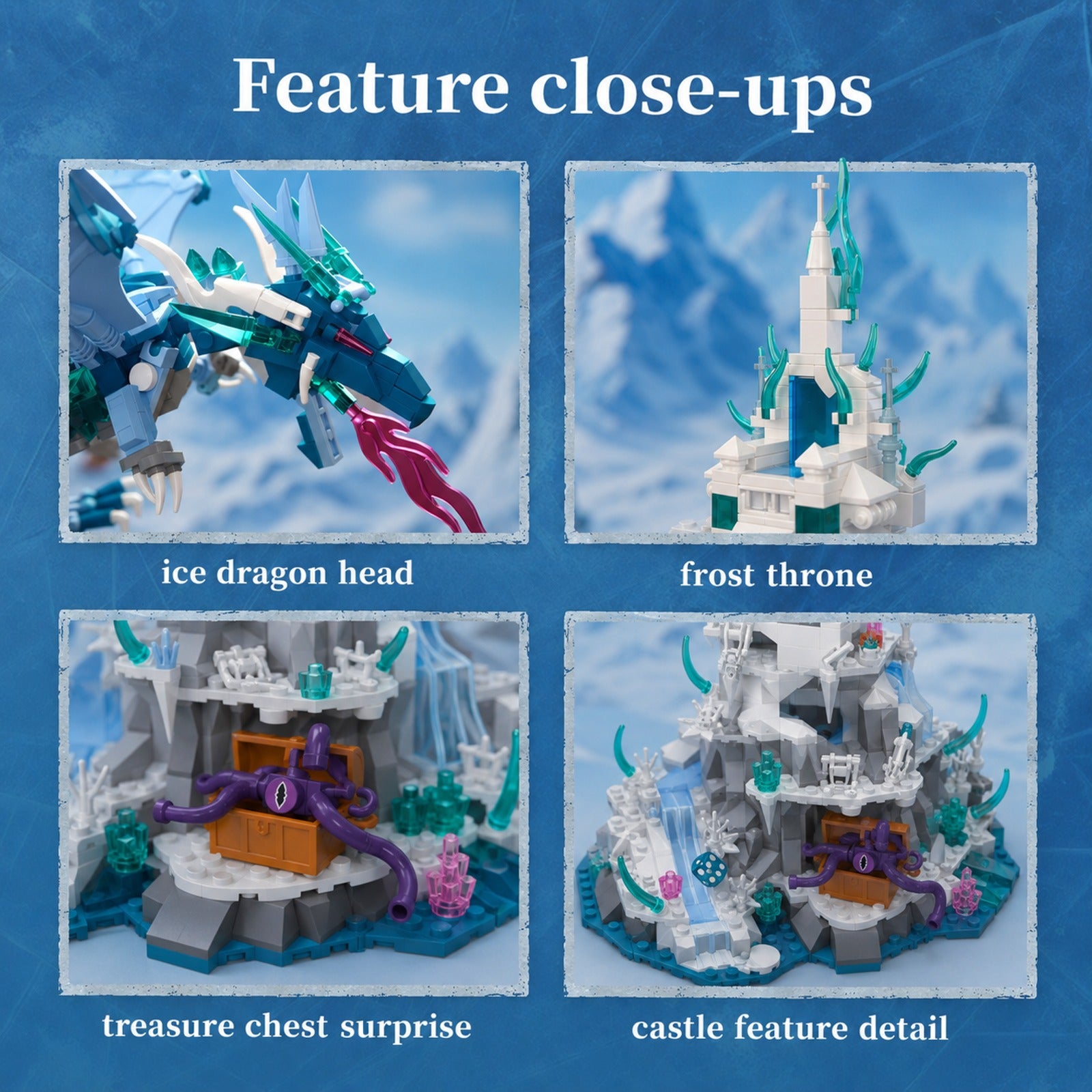 Frostspire Dominion actual feature close-up images