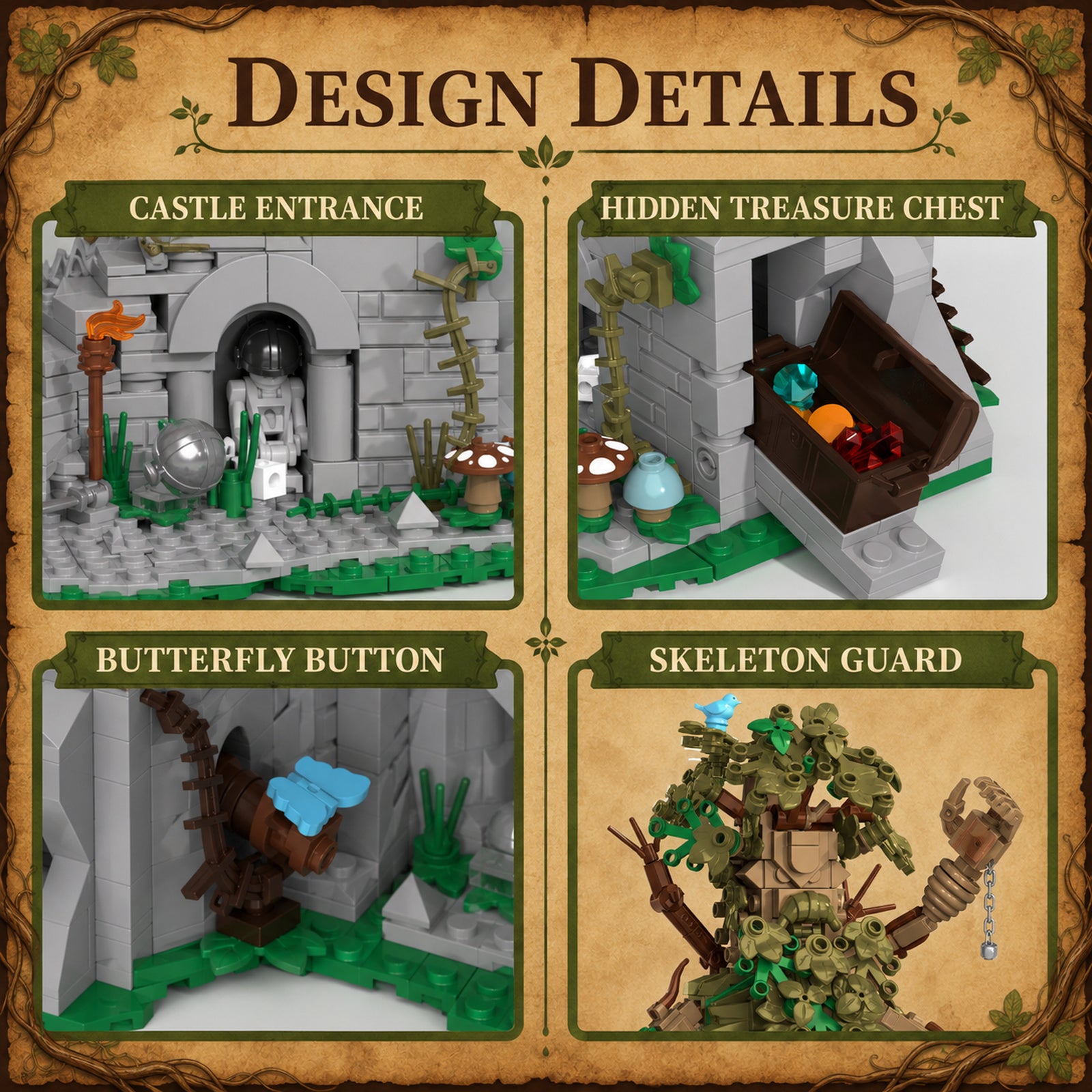 Arboreal Keep Fantasy Tree Guardian design details