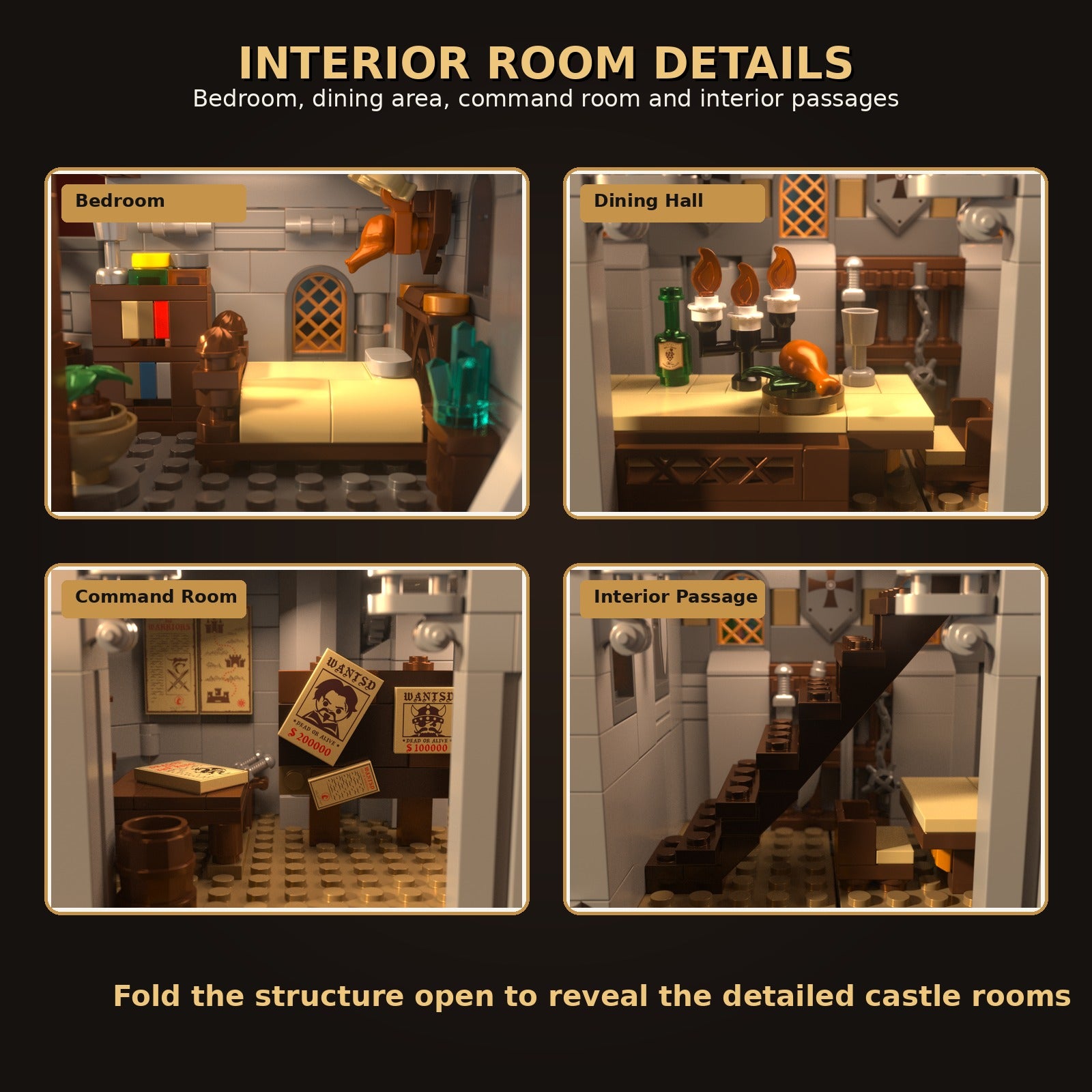 Medieval Sword Castle interior close-up details