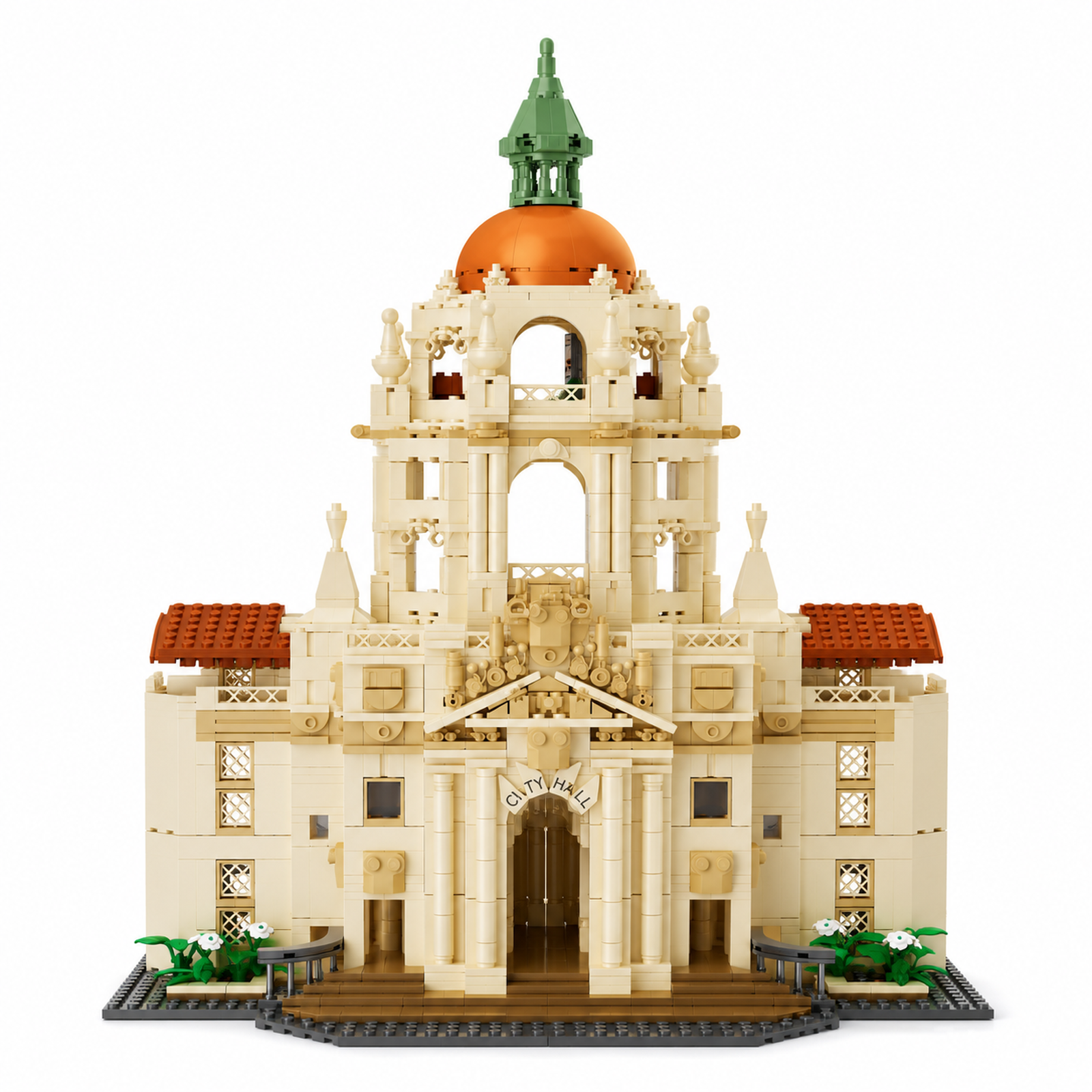 Town Hall Architecture Building Blocks Set main product view
