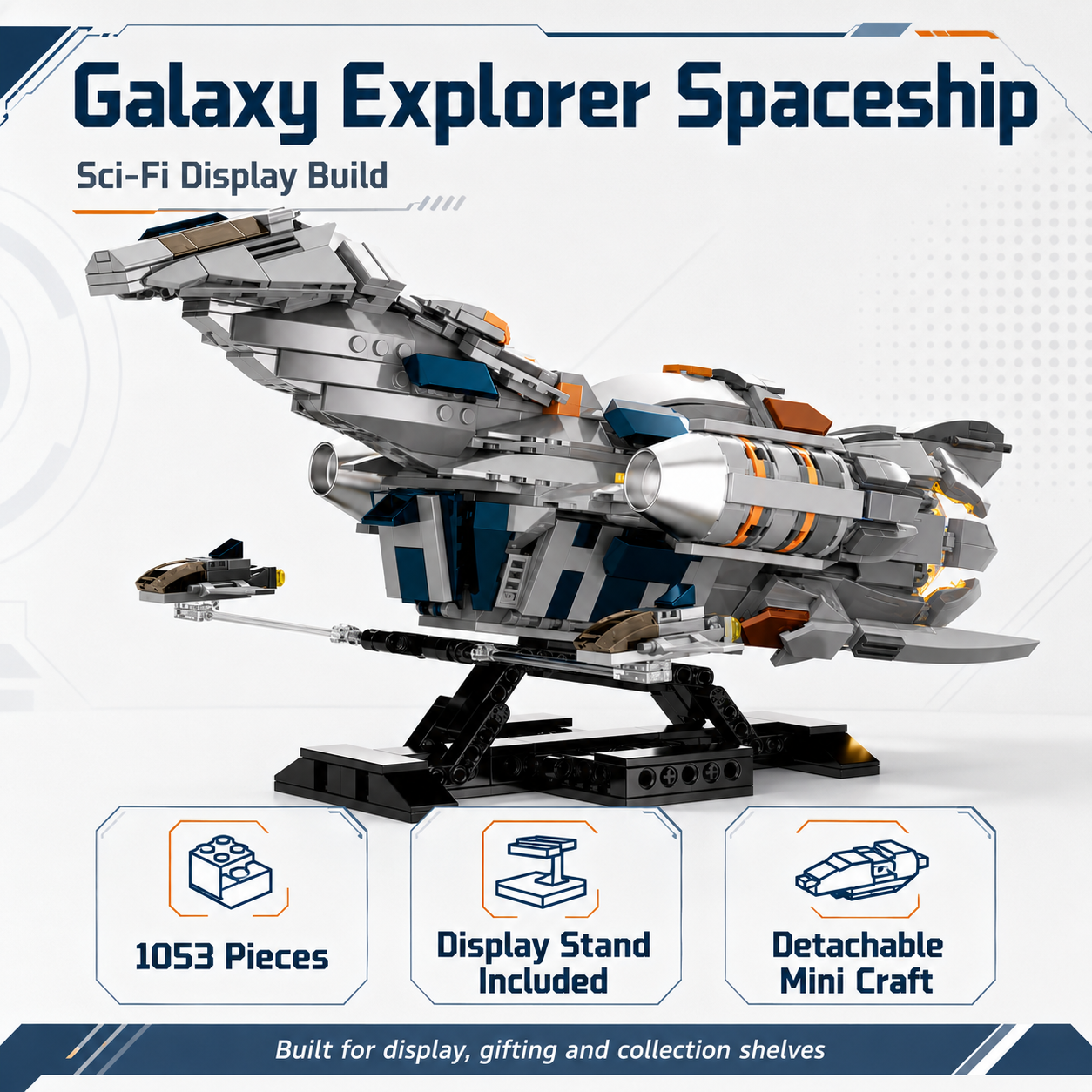 Galaxy Explorer Spaceship key features overview