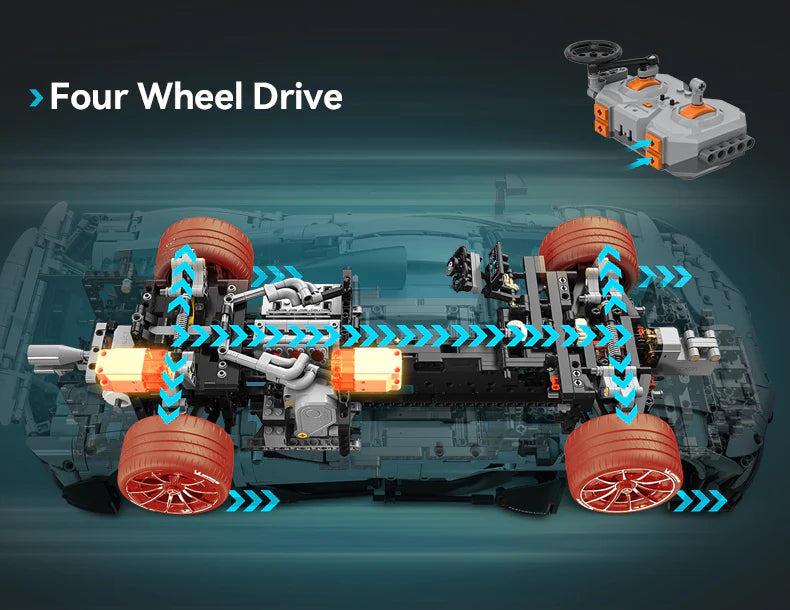 CaDA Mercedes-AMG ONE C61503W Remote Control Gift for Children Adult