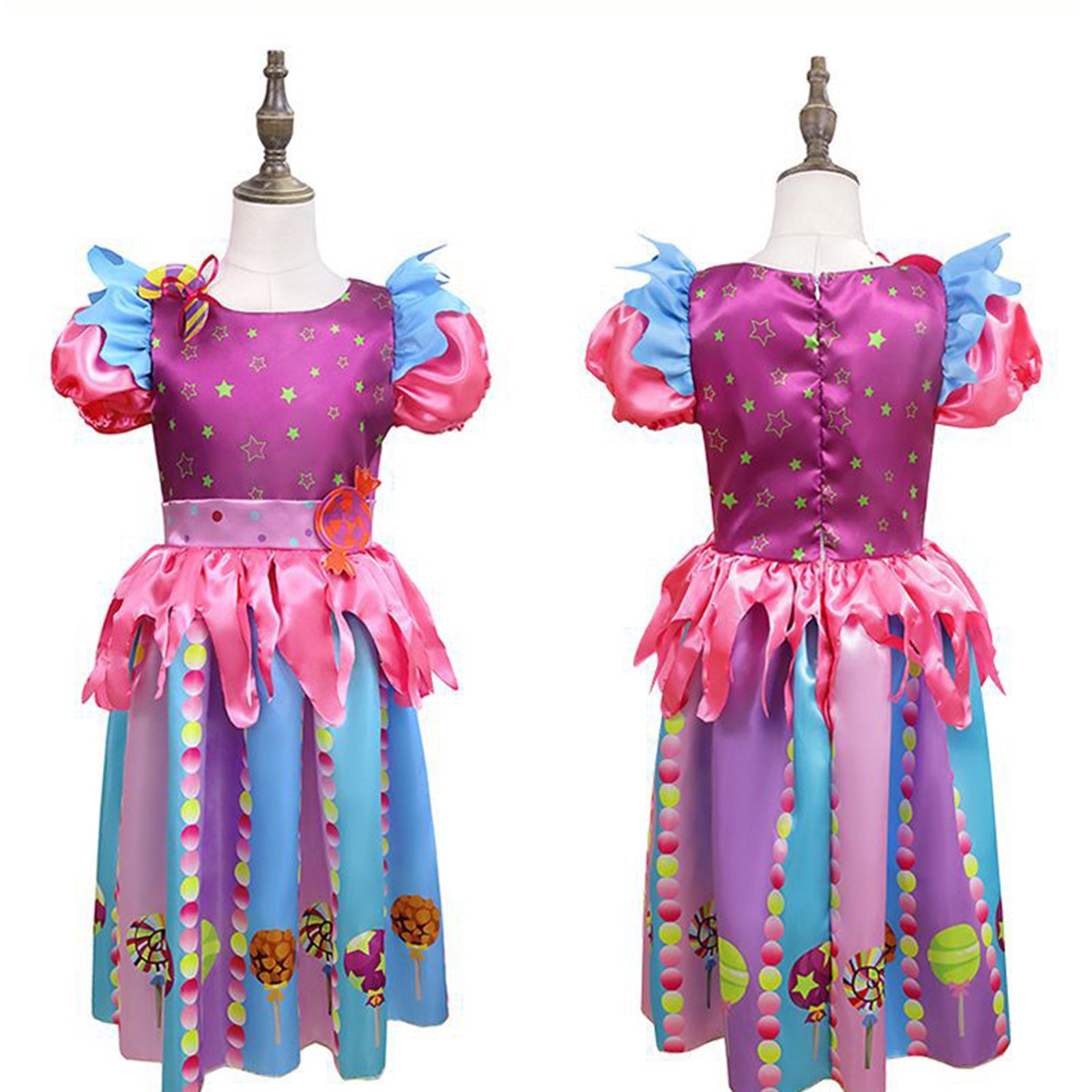 New Candy Princess Cosplay For Girls Kids Halloween  Role Play Party Birthday Gift Dress Performance Show Book Week Costume