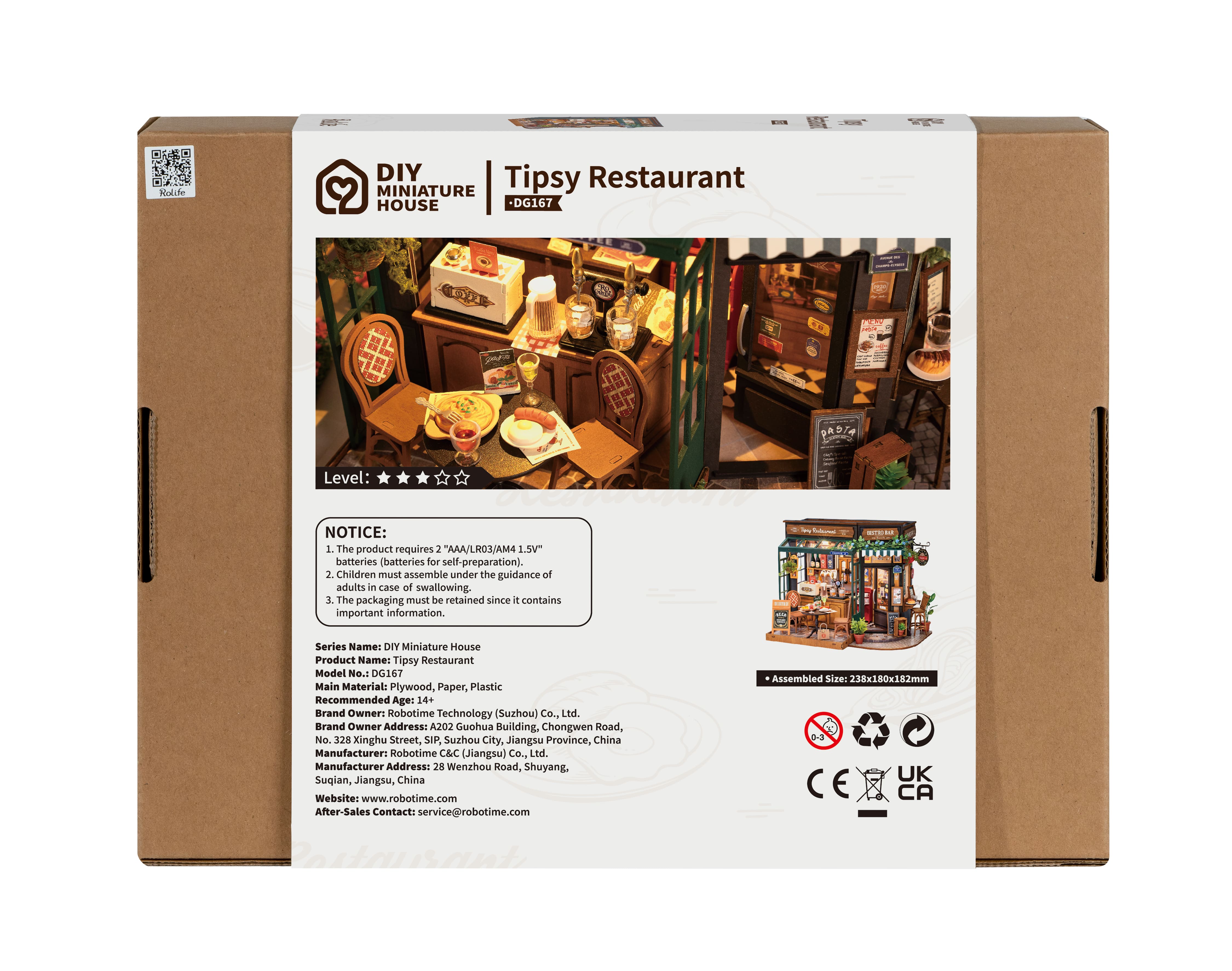 Rolife DIY Miniature House - Tipsy Restaurant DG167