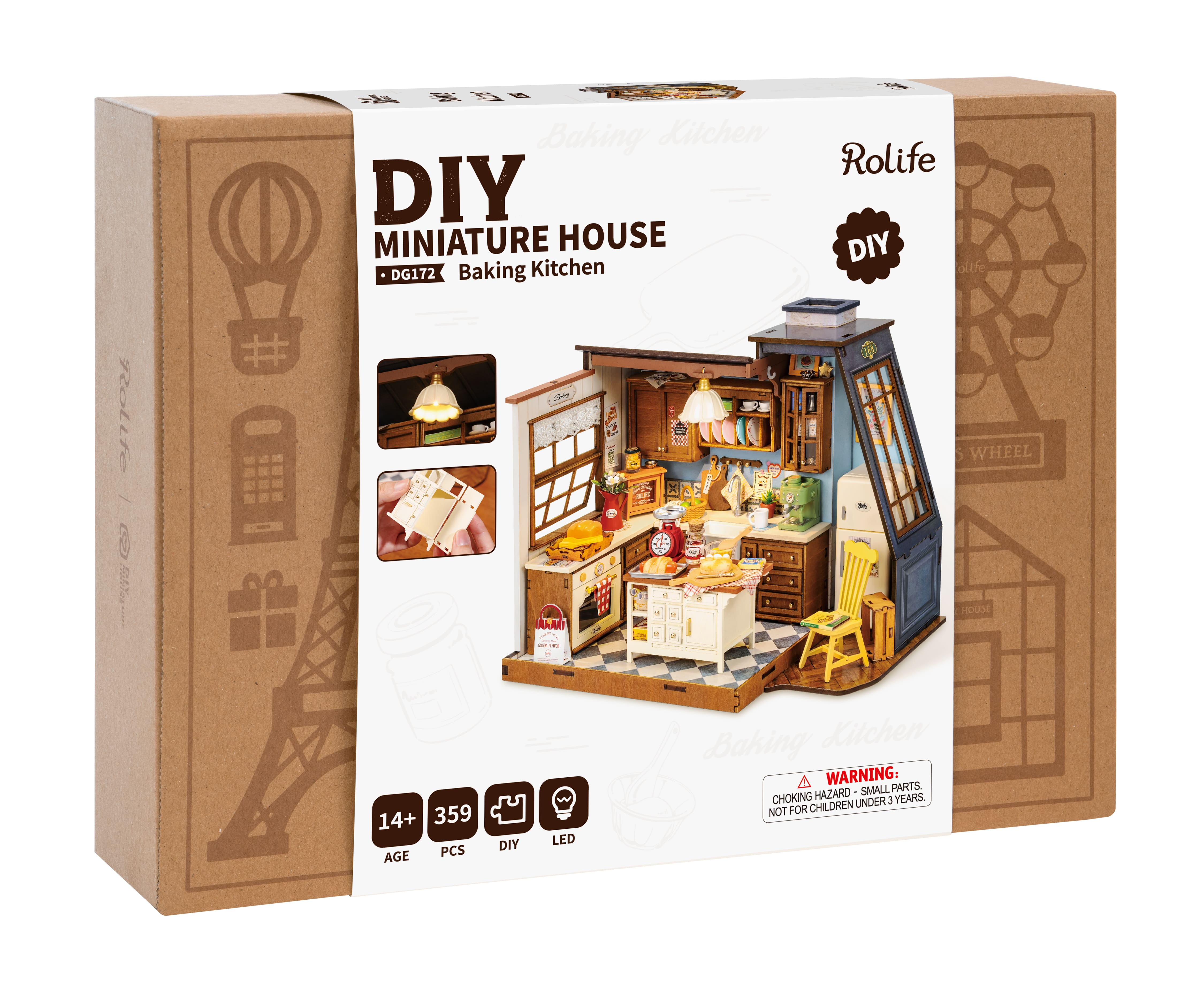 Rolife DIY Miniature House - Baking Kitchen DG172
