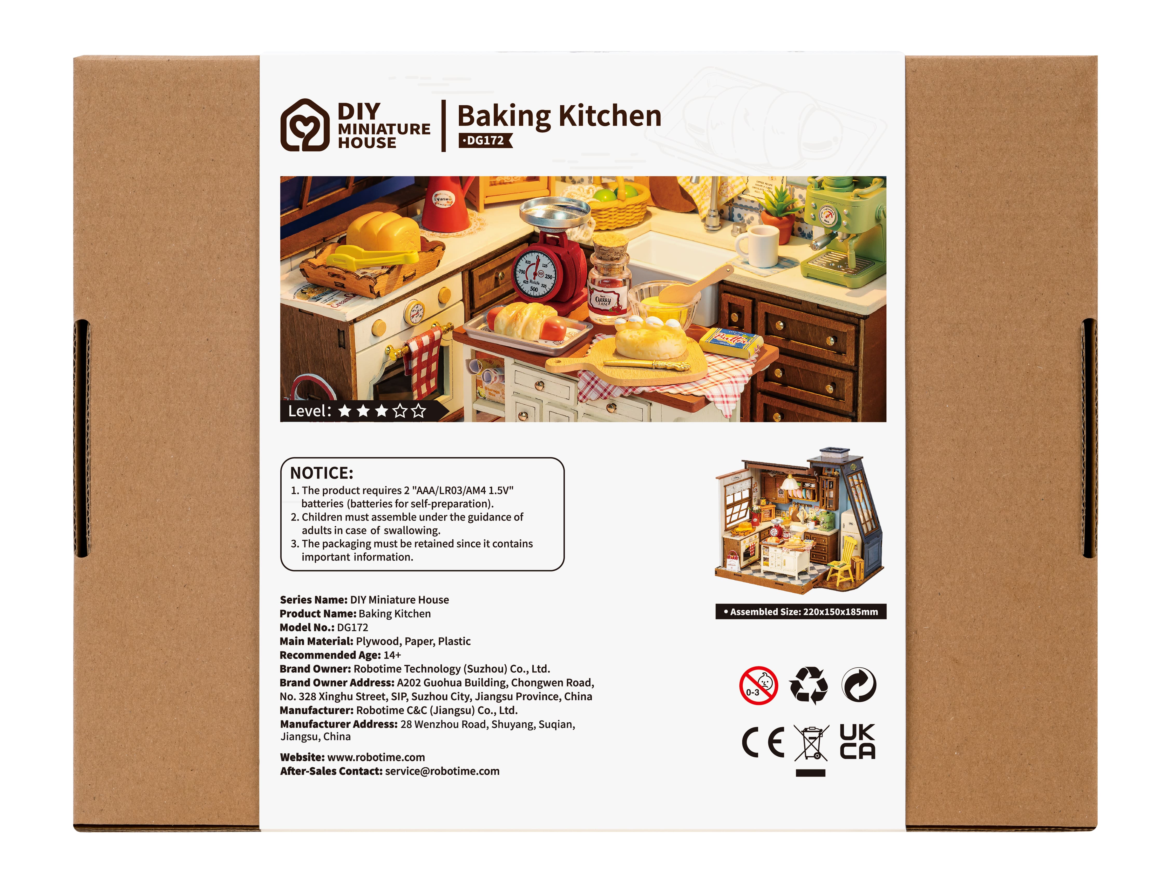 Rolife DIY Miniature House - Baking Kitchen DG172
