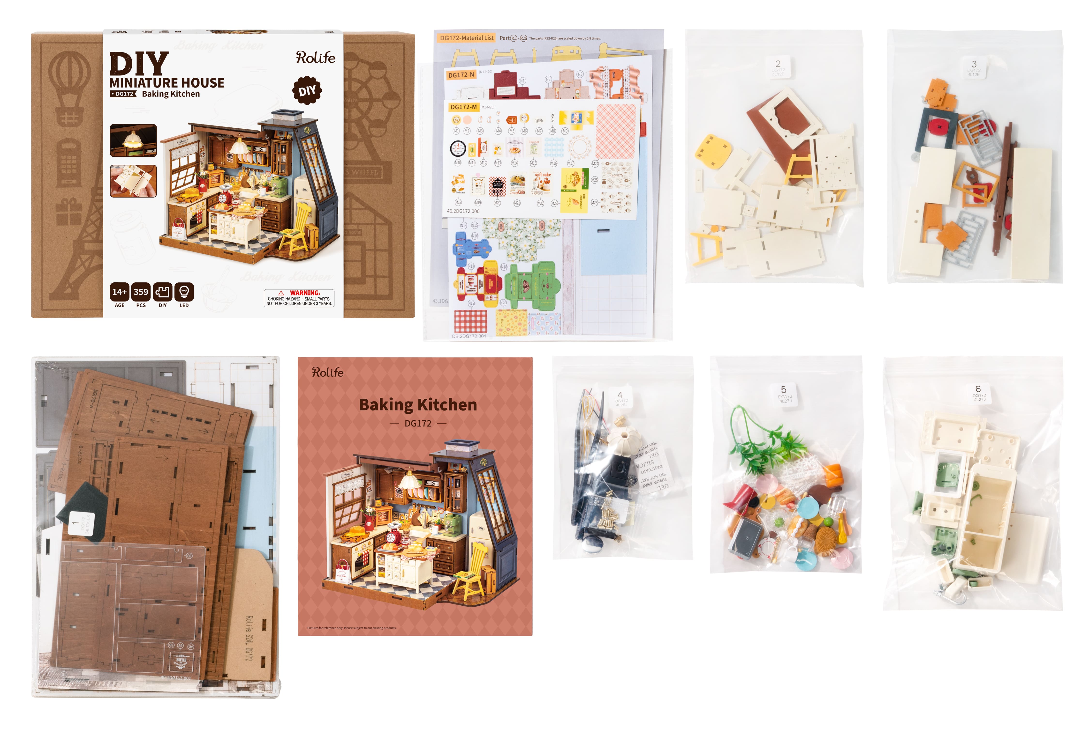 Rolife DIY Miniature House - Baking Kitchen DG172