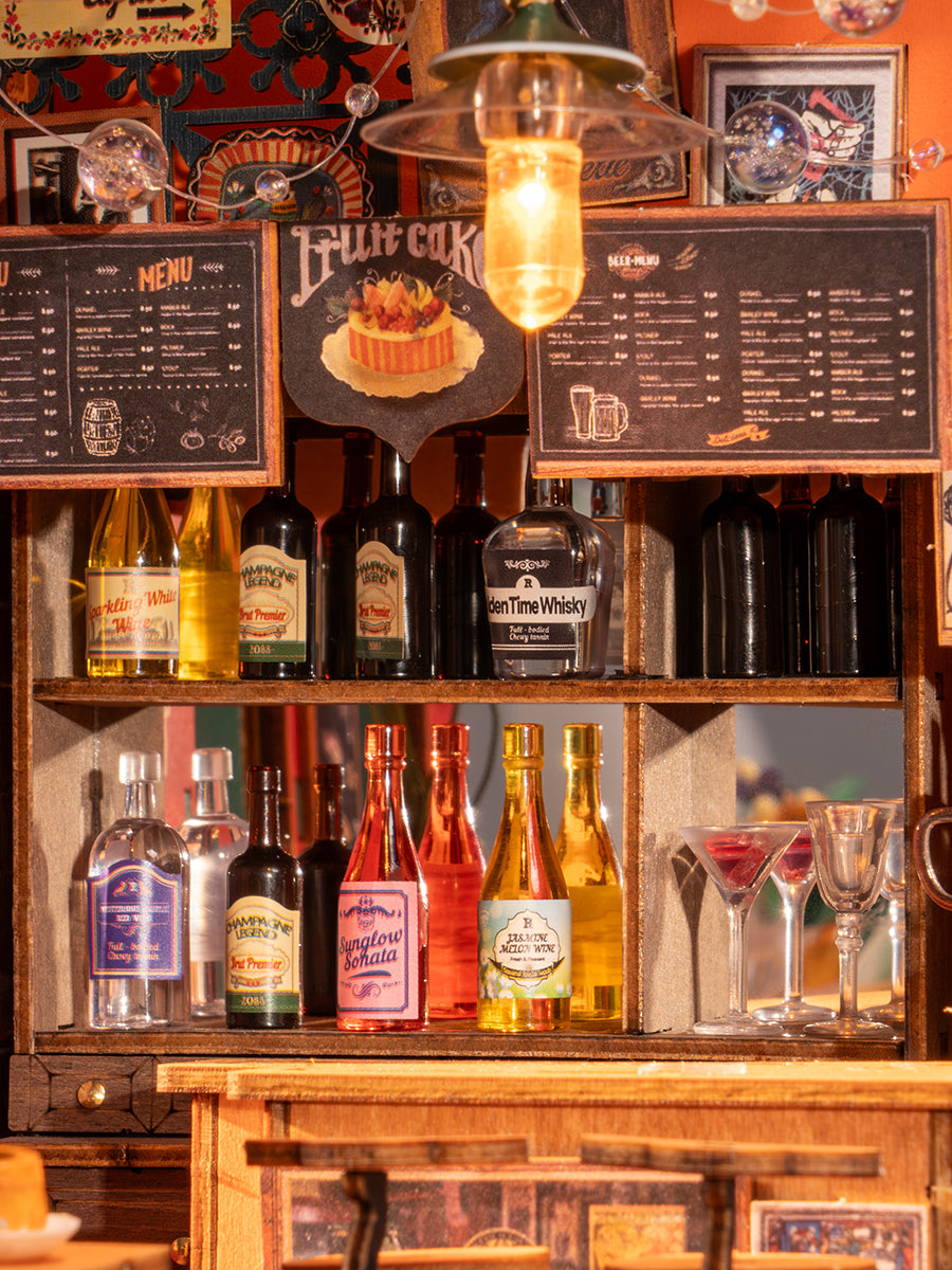 Rolife Cheers Bar & Dining DIY Miniature House DG173