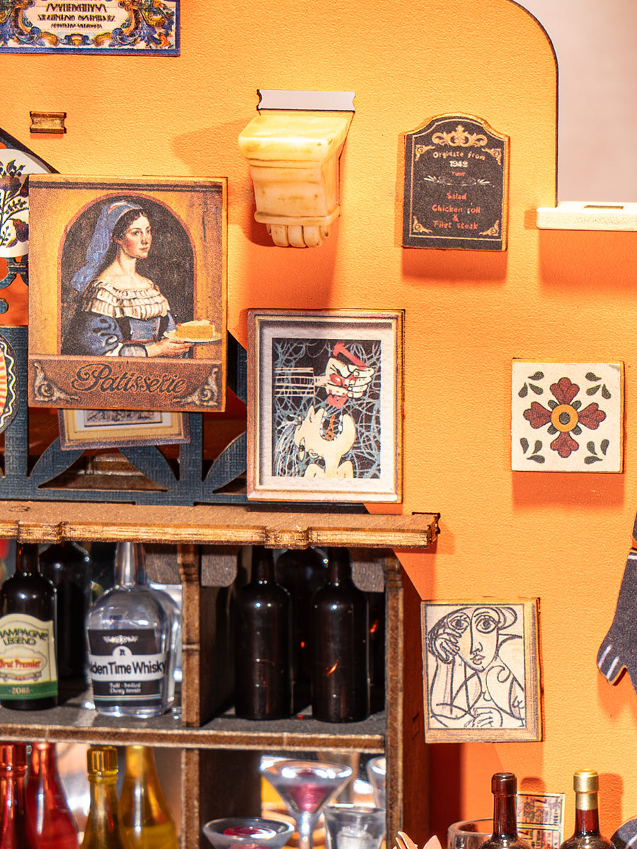 Rolife Cheers Bar & Dining DIY Miniature House DG173