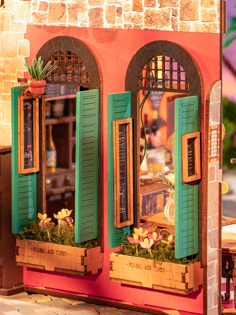 Rolife Cheers Bar & Dining DIY Miniature House DG173