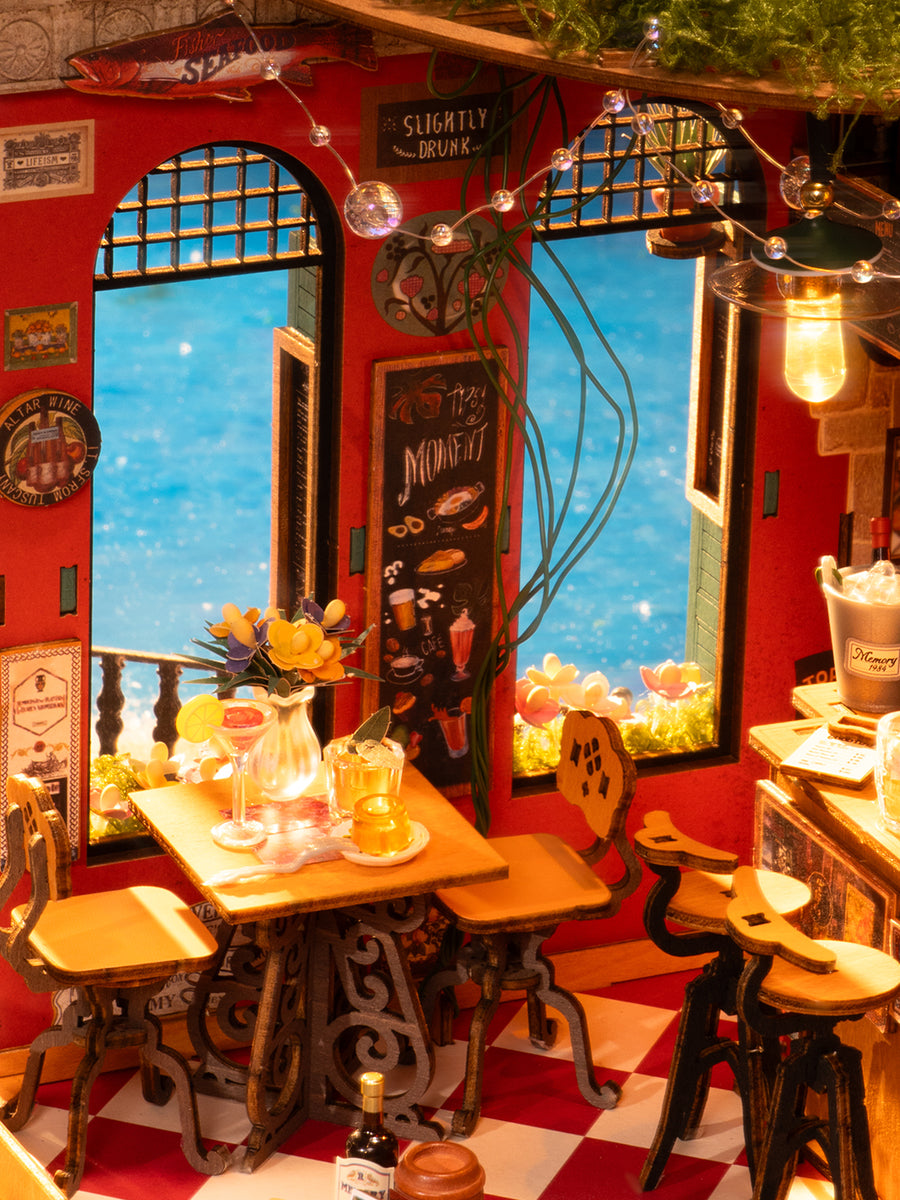 Rolife Cheers Bar & Dining DIY Miniature House DG173