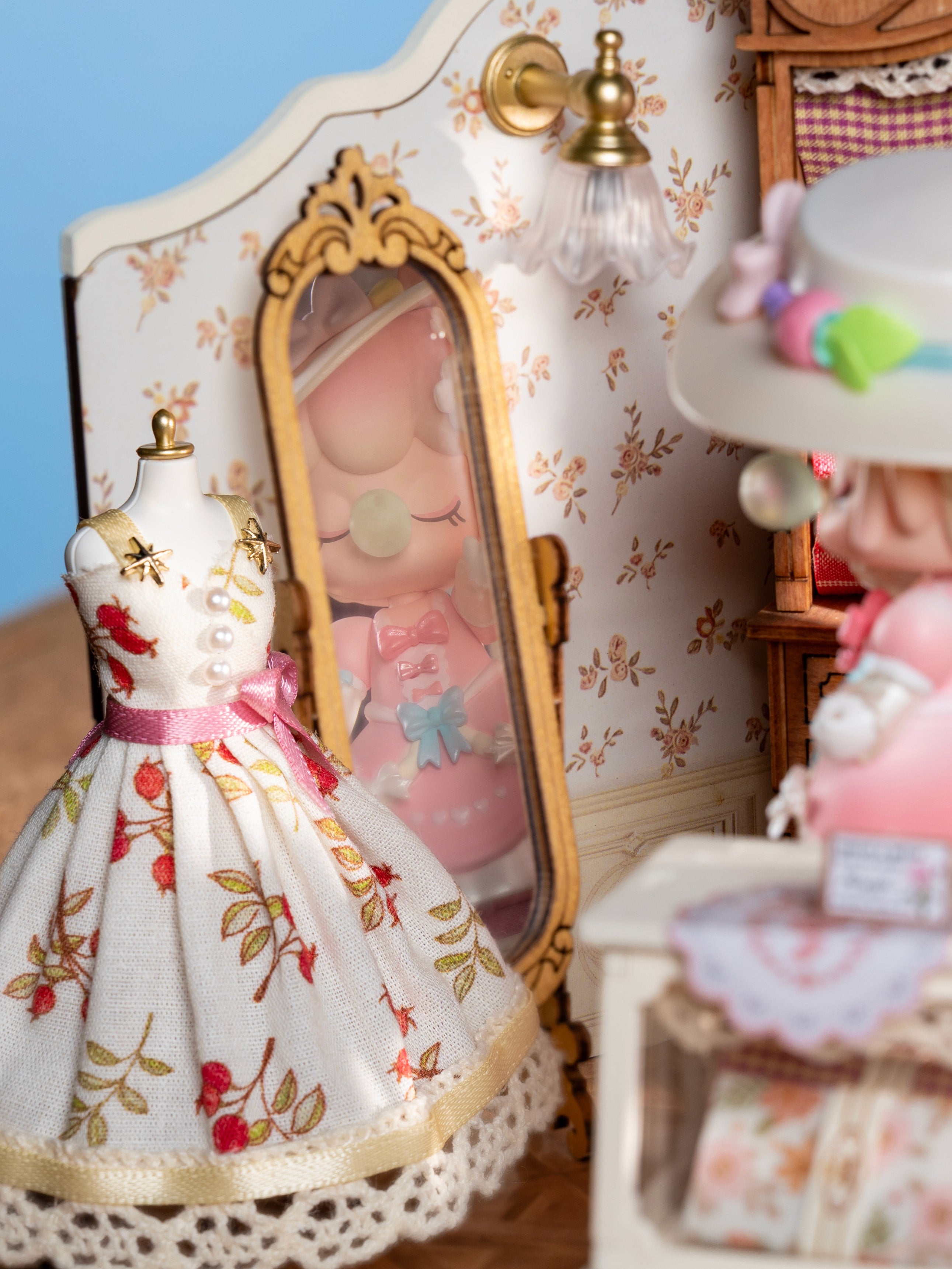 Rolife Elsa's Tailoring DIY Miniature House - DG178 | 3D Dollhouse Kit with LED Lights for Adults