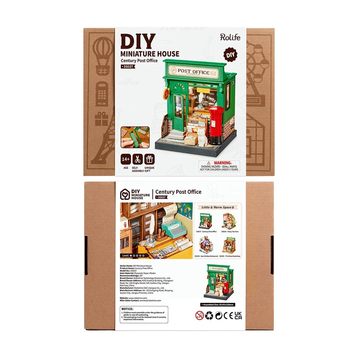 Rolife DIY Miniature House - Century Post Office DS037
