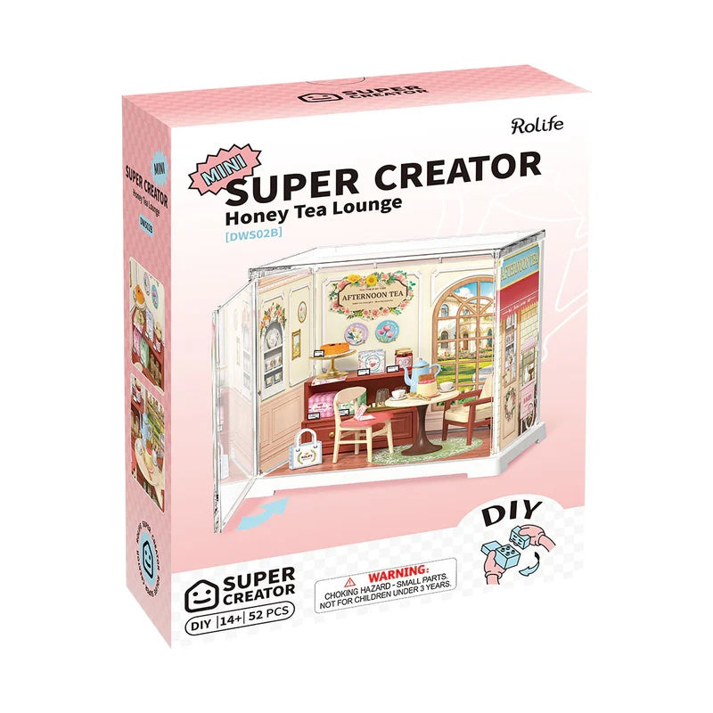 Rolife Honey Tea Lounge DIY Miniature House DWS02B