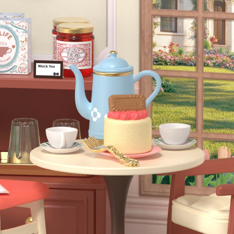 Rolife Honey Tea Lounge DIY Miniature House DWS02B