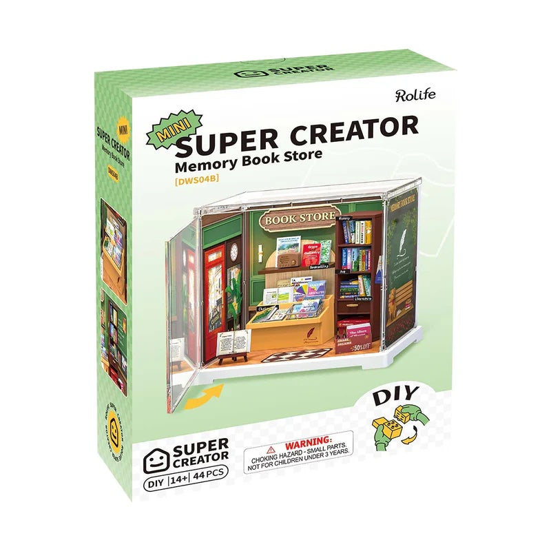 Rolife Memory Book Store DIY Miniature House DWS04B