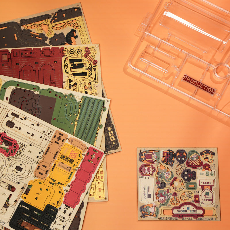 ROKR Dream Gift Factory Wooden Music Box EAB01