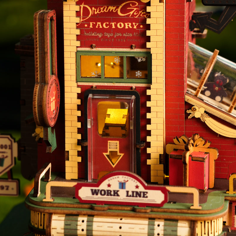 ROKR Dream Gift Factory Wooden Music Box EAB01