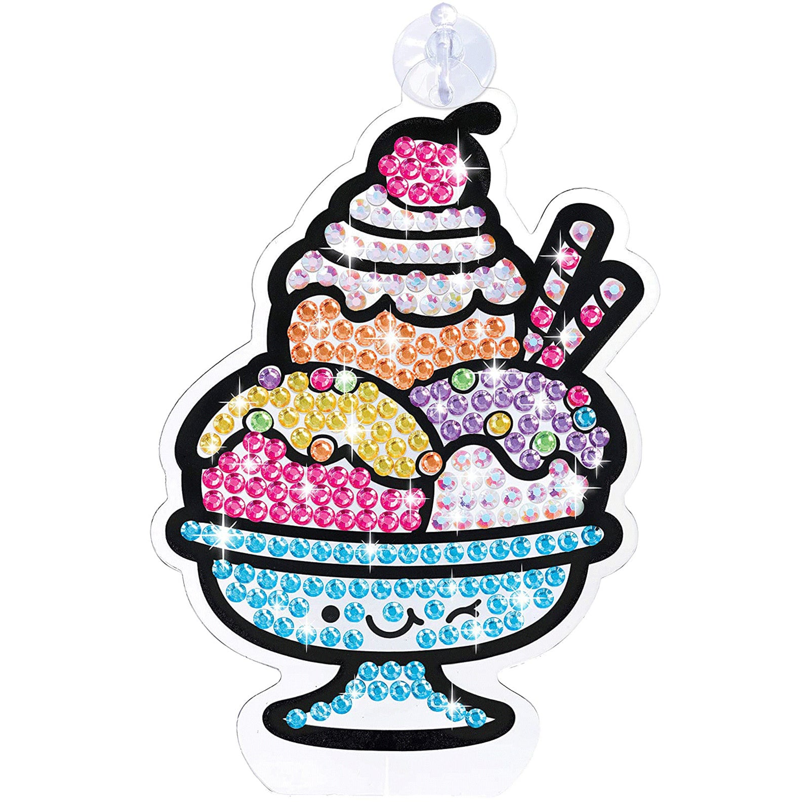 Magical Big Gem Painting DIY Arts and Crafts DIY Diamond Painting Stickers Kits for Kids Diamond Art Sticker Paint with Diamonds -Sweet Treats