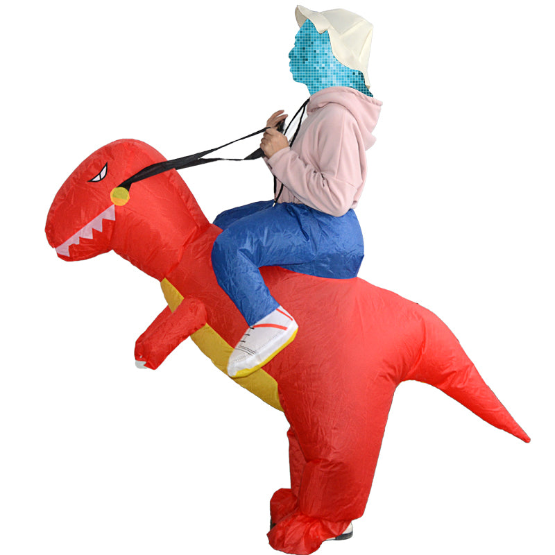 Red Inflatable Dinosaur Costume toddle Halloween Christmas Party Cosplay Costumes Dress Suit for children Adult book week costume