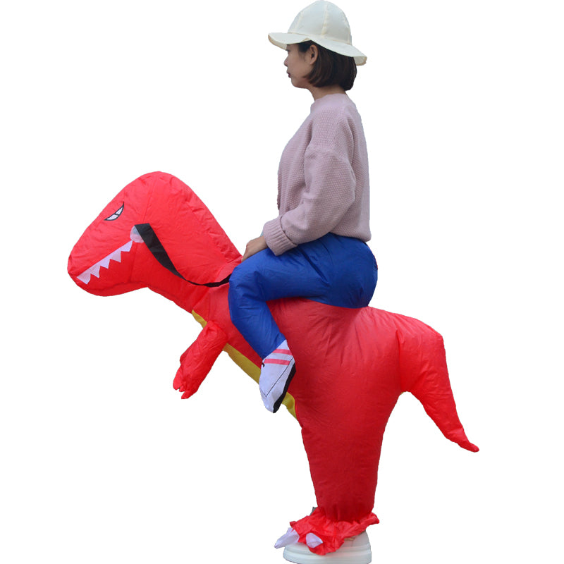 Red Inflatable Dinosaur Costume toddle Halloween Christmas Party Cosplay Costumes Dress Suit for children Adult book week costume