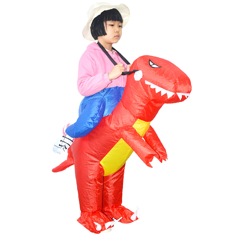 Red Inflatable Dinosaur Costume toddle Halloween Christmas Party Cosplay Costumes Dress Suit for children Adult book week costume