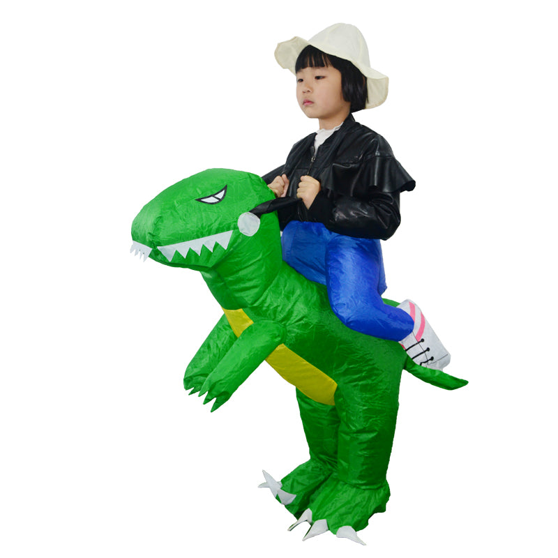Green Inflatable Dinosaur Costume toddle Halloween Christmas Party Cosplay Costumes Dress Suit for children Adult book week costume