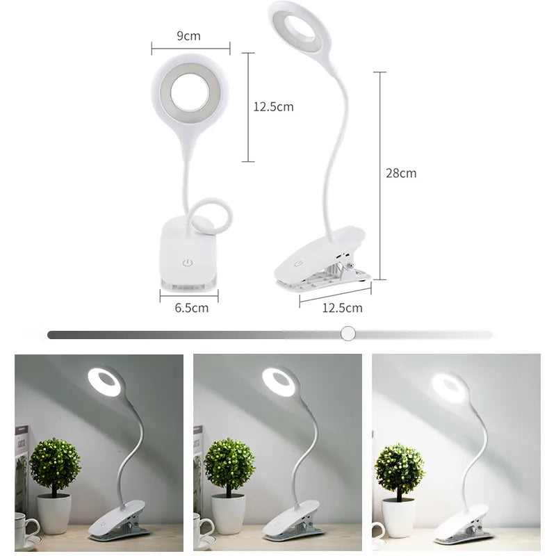 Rotated in 360 Degree Study Reading Light Detachable Desk Learning Lamp Design Removable Led Magnet Lamp