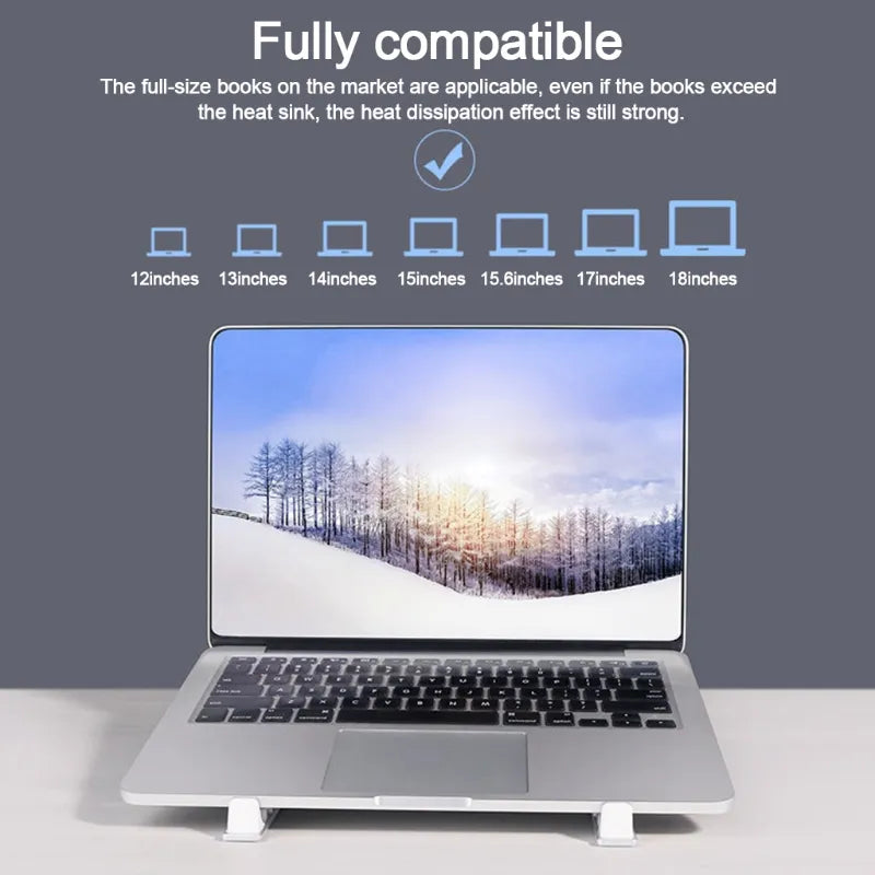 Notebook Air Cooler Stand Semiconductor Refrigeration Radiator Computer Mute Fan Base for 12-18 inch Cooling Pad Bracket