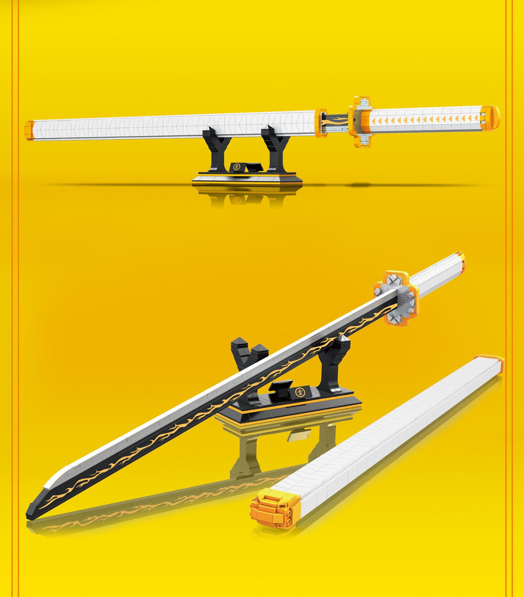 Demon 1506 Slayer Building Block Sword Toy Katana Building Block Model Assembly Swords Toys Weapon Toy Brick For Children