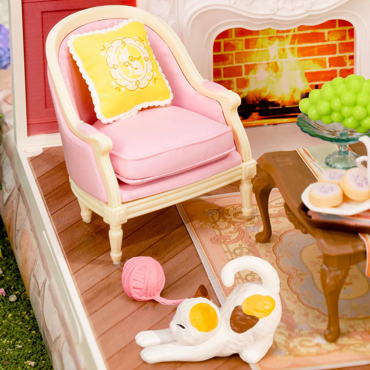 Rolife Holiday Tea Time DIY Miniature House - DW023 | Cozy 3D Christmas Tea Room with LED Lights