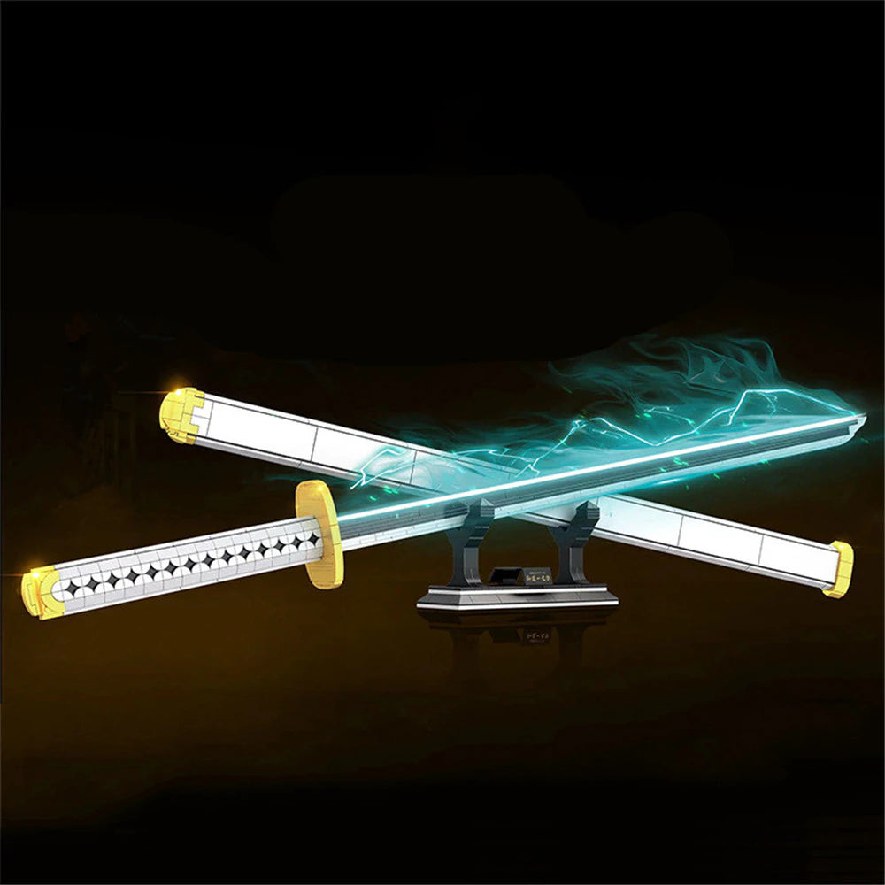 Demon 1509 One Piece Wado Ichimonji  Movie with 806 Pieces Bricks Model Building Blocks Anime Toys