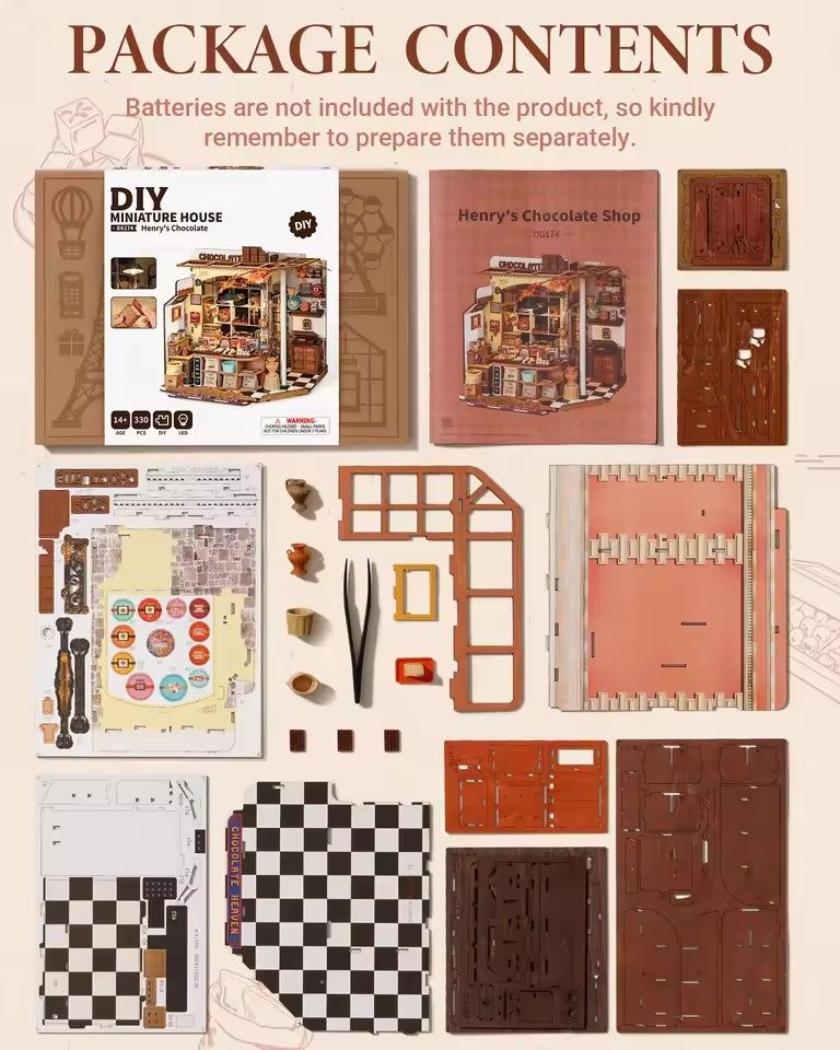 Rolife Henry's Chocolate DIY Miniature House DG174