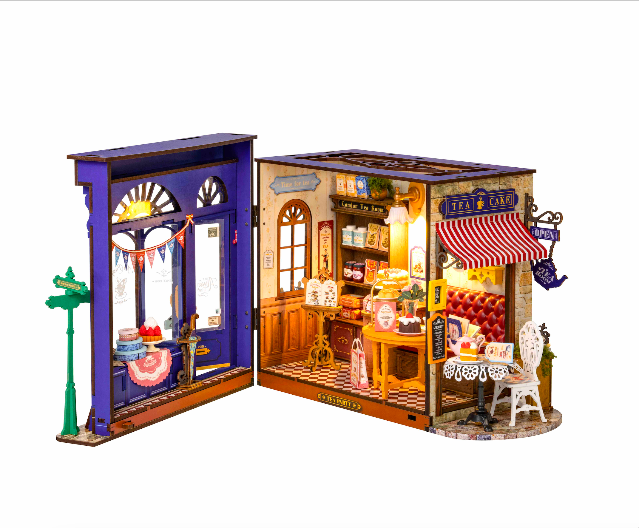 Rolife Leisure Time Tea Room DIY Miniature House DG171