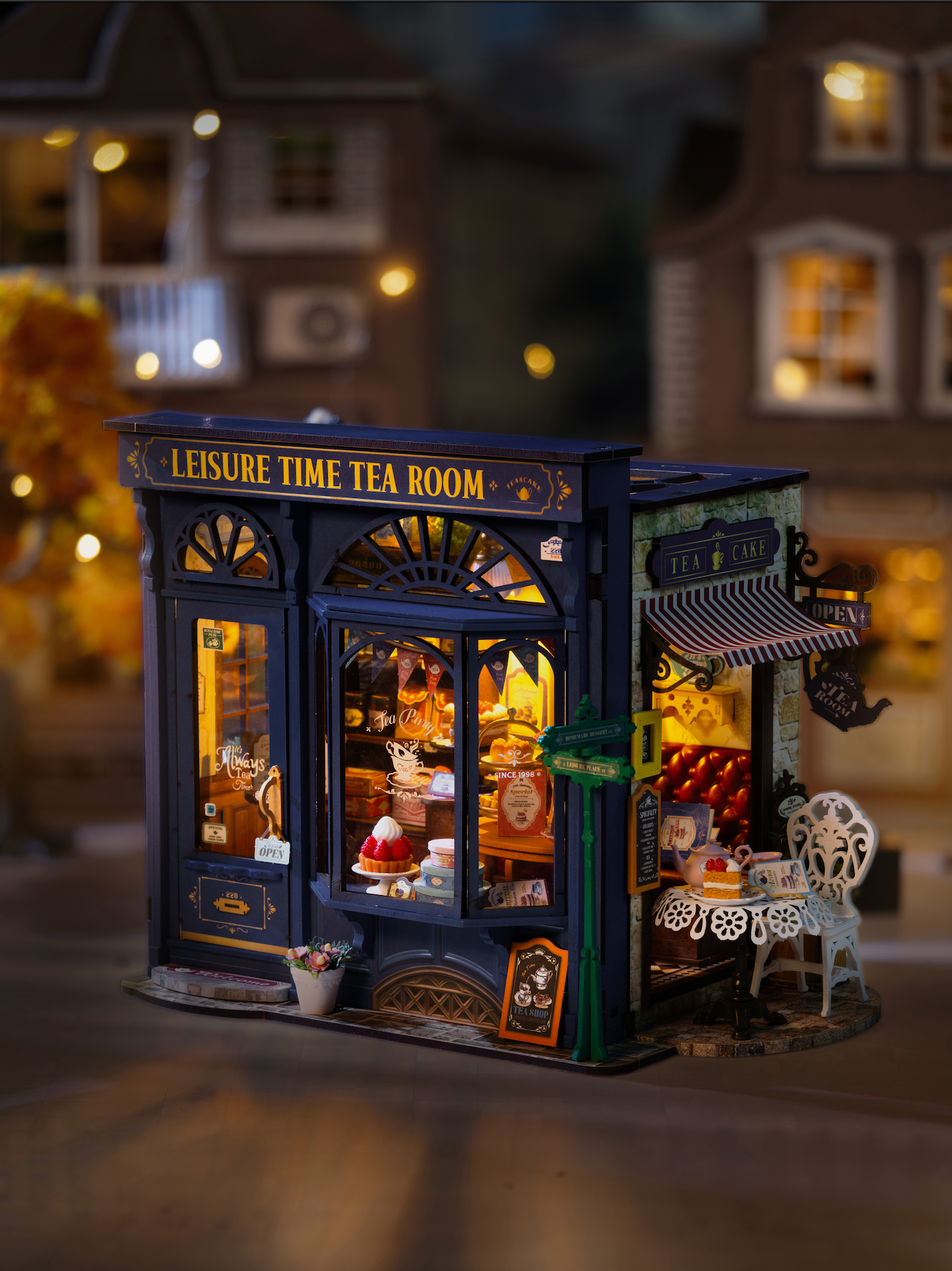 Rolife Leisure Time Tea Room DIY Miniature House DG171
