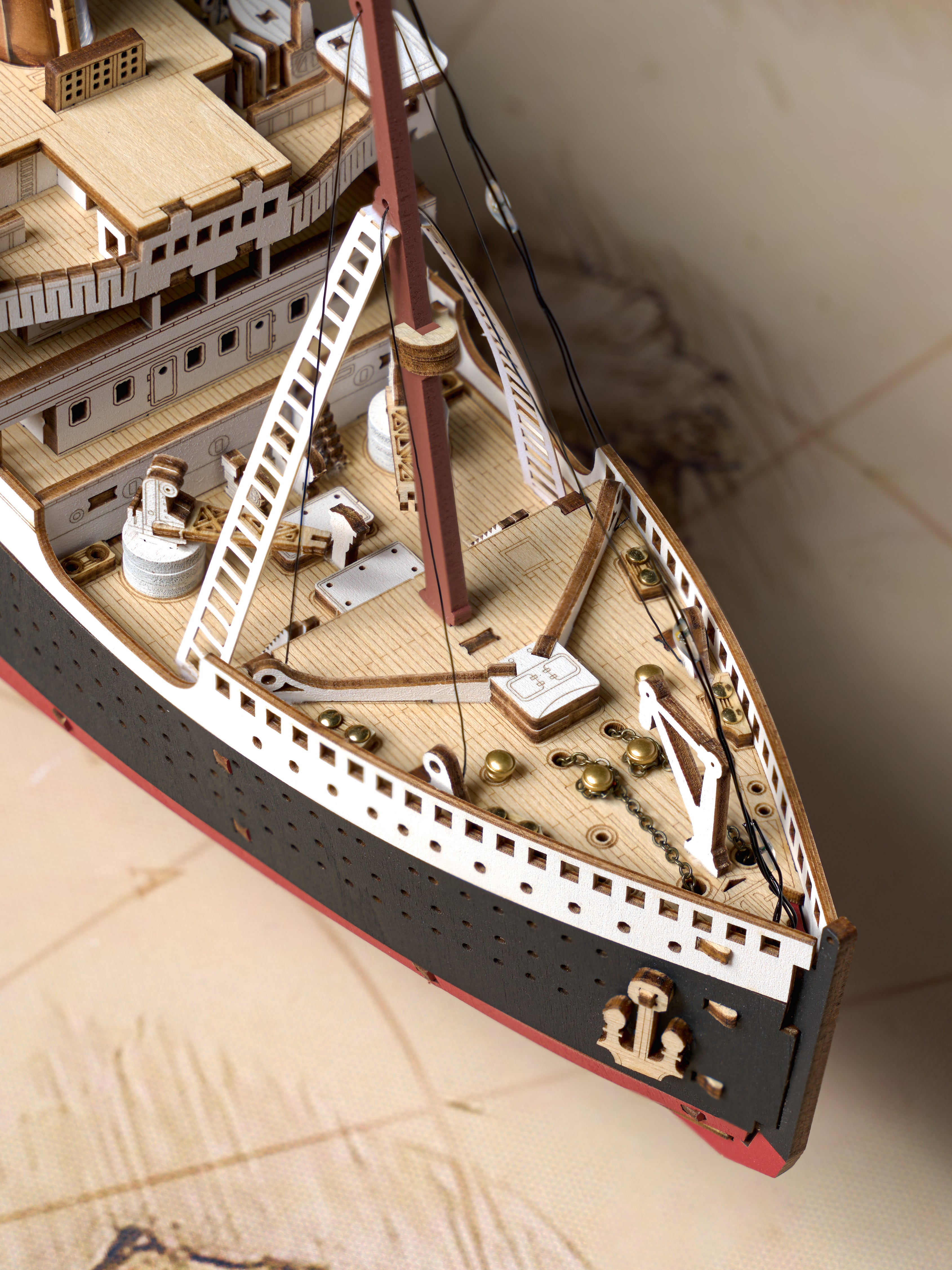 Rolife 1912 Eternal Atlantic Voyager 3D Wooden Puzzle - TGL02 | Titanic Memorial Model with LED Lights